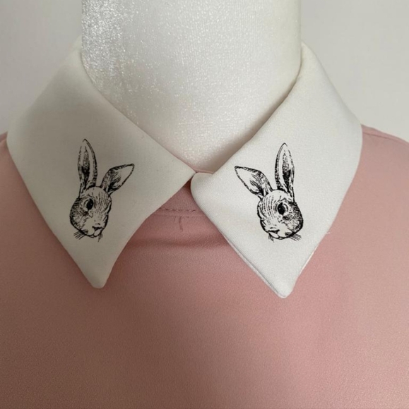 NWT Victoria Beckham collared bunny dress XS - Picture 3 of 8